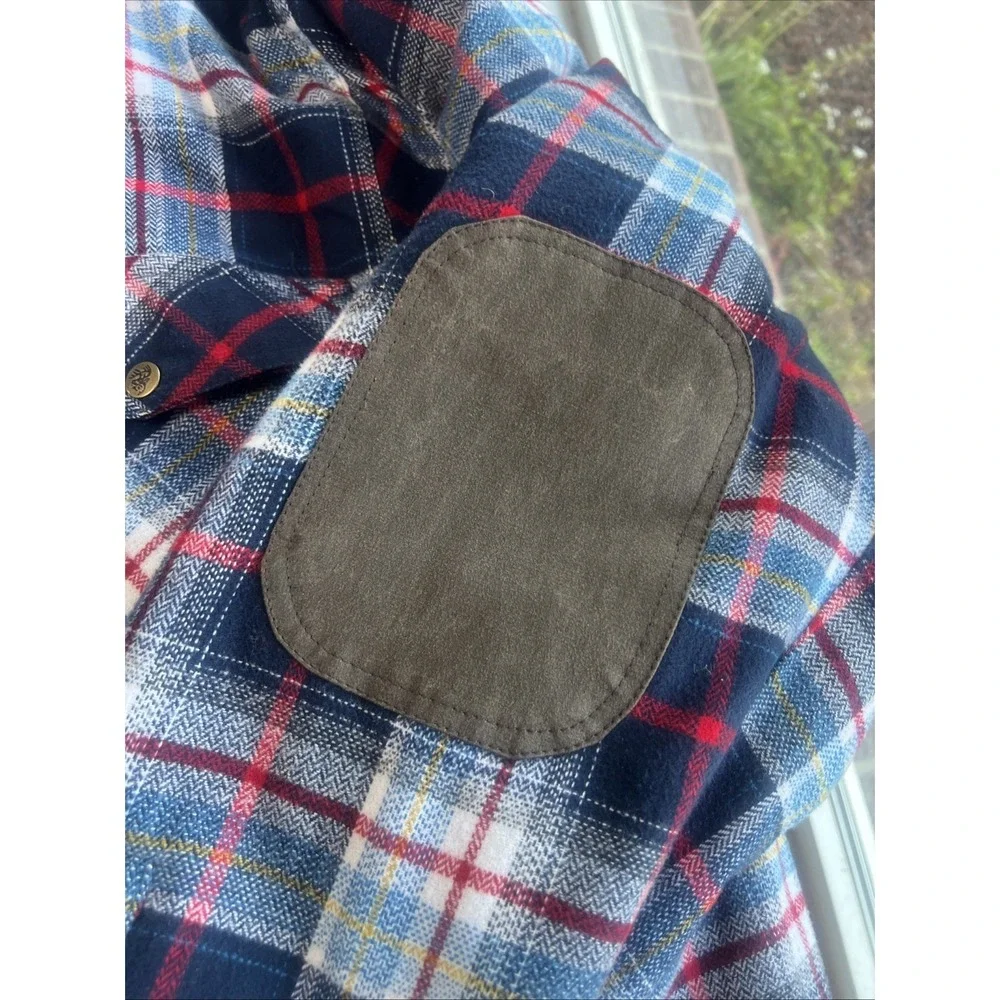 Legendary Whitetails Hooded Plaid Sherpa Lined Flannel Shirt Jacket Size 5XL
